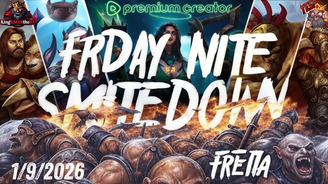 🔴Live: ONE LAST FRIDAY NITE SMITEDOWN for awhile | MAKE EVERYTHING COUNT 💪😤