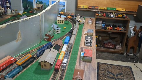 Steam Engine and Passenger Cars