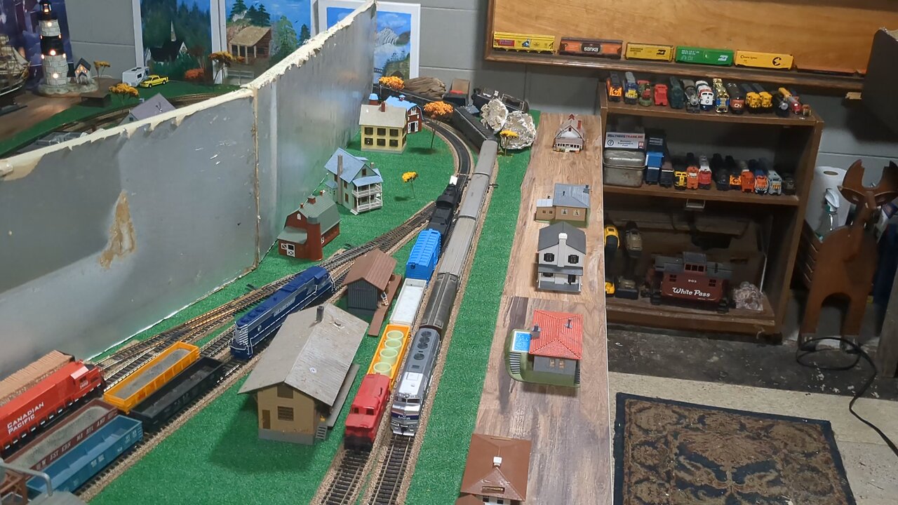 Steam Engine and Passenger Cars