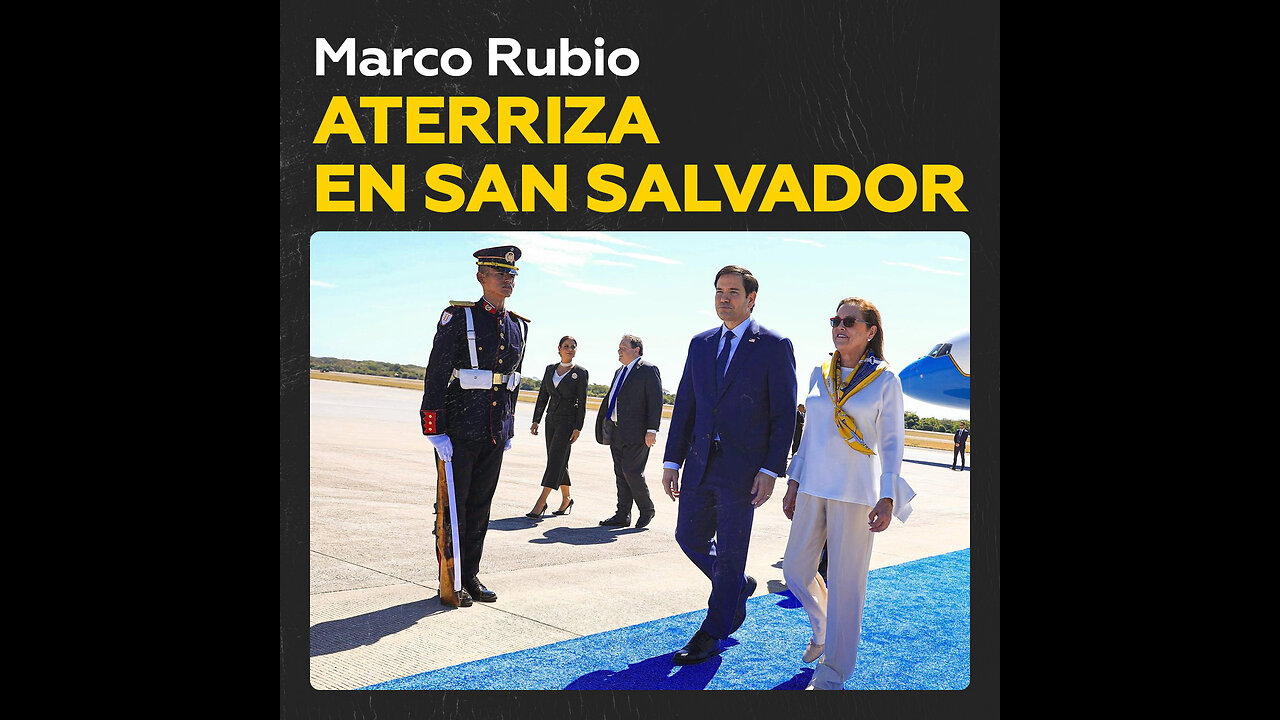 Marco Rubio se reúne con Bukele para abordar la migración en El Salvador