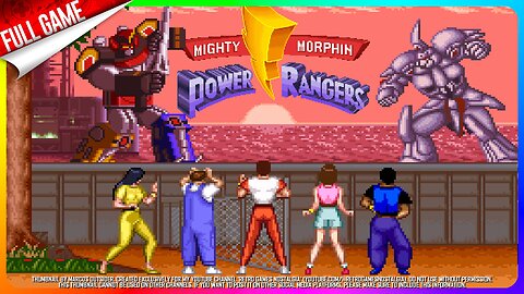 Mighty Morphin Power Rangers (SNES - US) Longplay