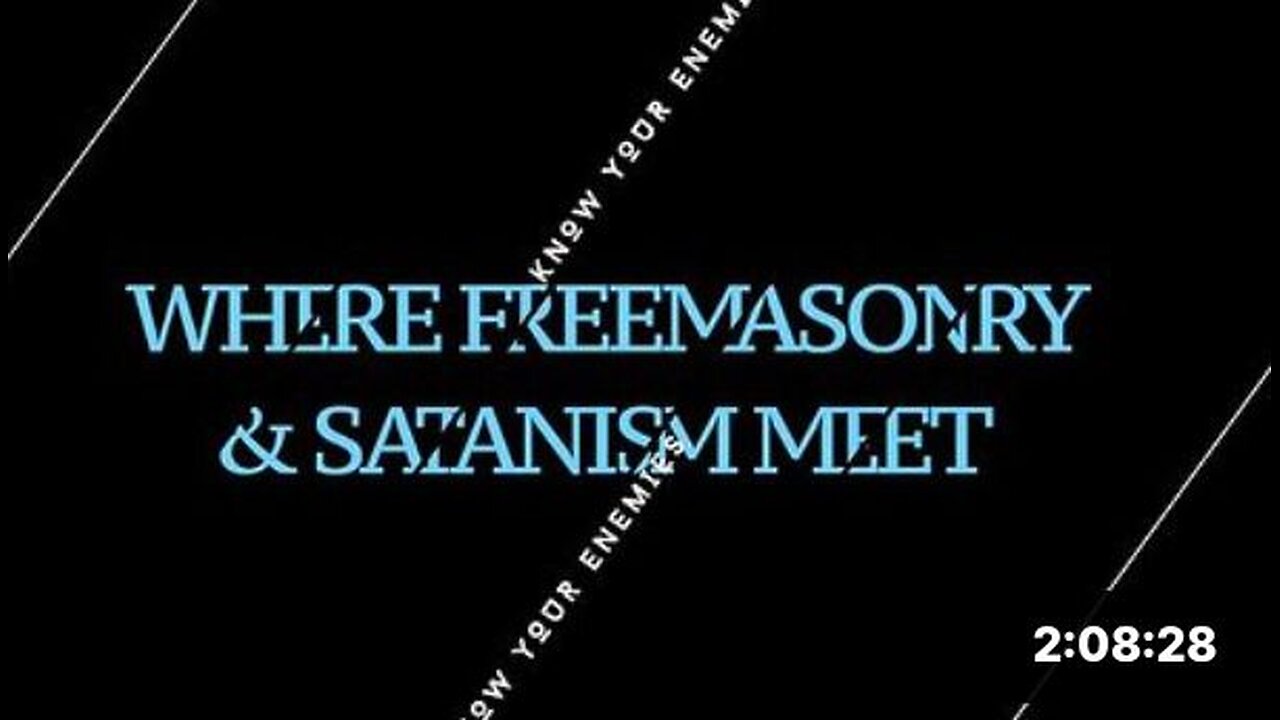 Freemasonry: A Lie In A Fog Who's Victims Waste Years Of Life Before Realizing It's Too Late
