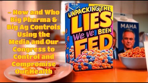 Unpacking the Lies About How Big Pharma and Big Ag Control and Compromise Our Health