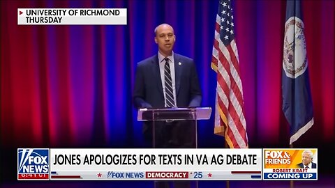 ‘DEVASTATING’: Virginia Dem rocked by violent text scandal in AG debate