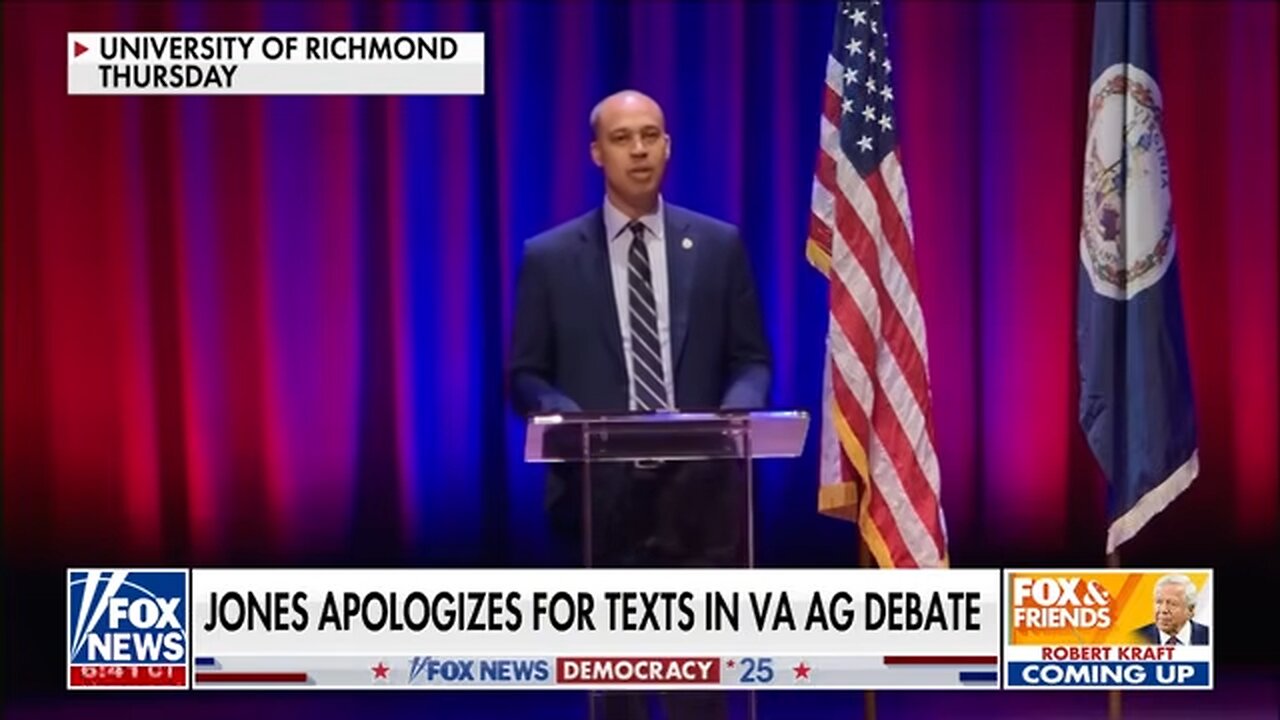 ‘DEVASTATING’: Virginia Dem rocked by violent text scandal in AG debate