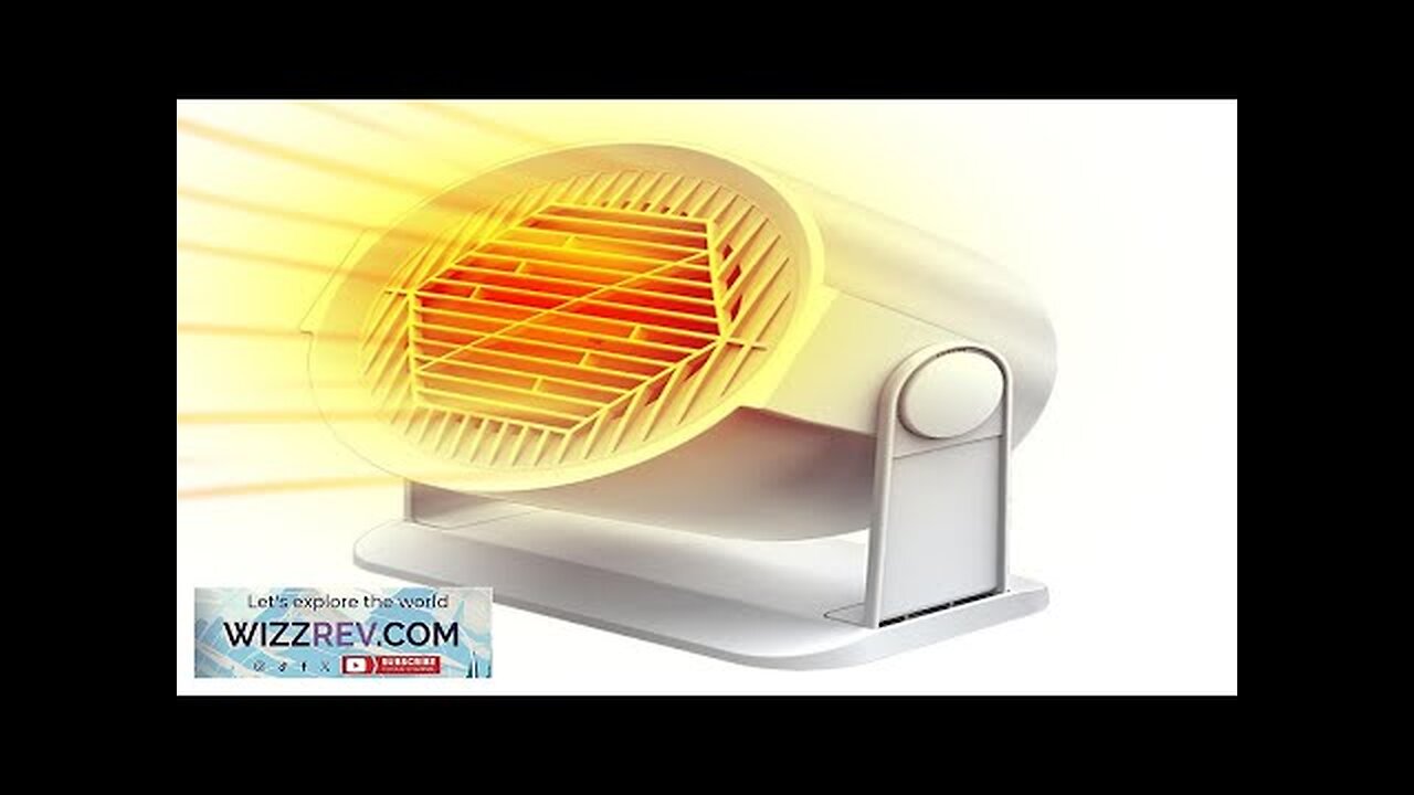 400W Portable Heater Fan Home Heater Heating Heater Shake Head Heater Household Review