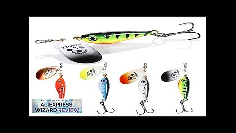 1pc Rotating Metal Spinner Fishing Lures 11g 15g 20g Sequins Iscas Artificial Review