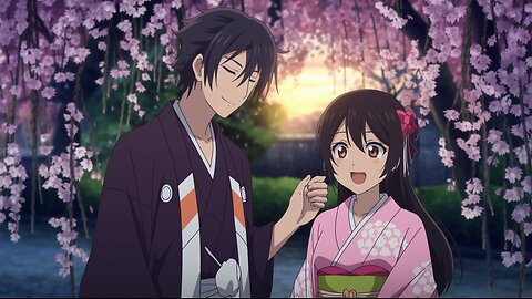 Hidden Romance: Beneath the Cherry Blossoms