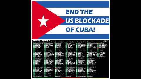 UN-Vollversammlung verurteilt (erneut) die illegale US-Blockade gegen Kuba