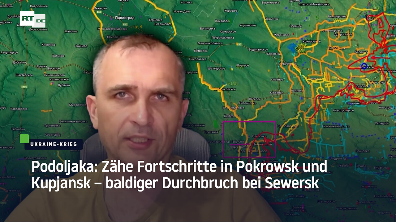 Podoljaka: Zähe Fortschritte in Pokrowsk und Kupjansk – baldiger Durchbruch bei Sewersk