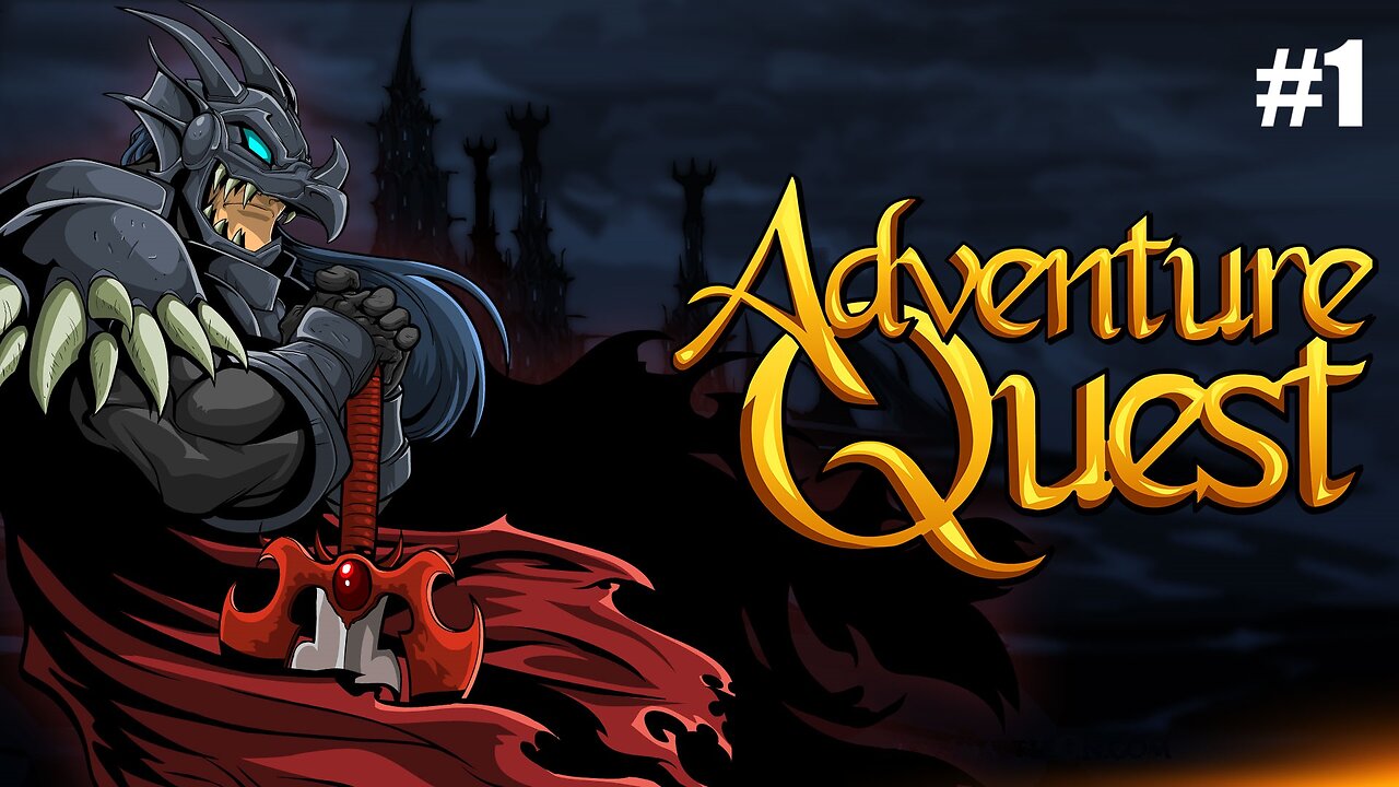 Tutorial and helping the frogzard hunter / AdventureQuest / Part 1 Character Creation