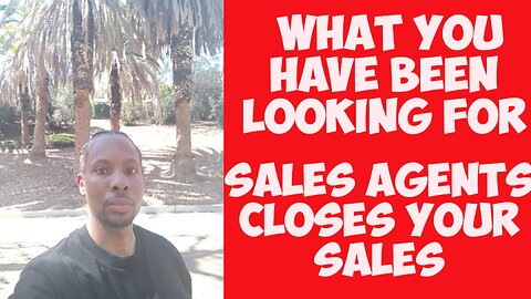 🚨AFFILIATE MARKETING FOR 2025:⛔️ SALES AGENTS CLOSES YOUR SALES