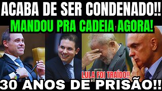 ACABA DE SER CONDENAD0 A 30 ANOS DE PRISÃO! CADEIA! LULA DA SILVA PT ACABA DE SER PEITADO MOTTA!
