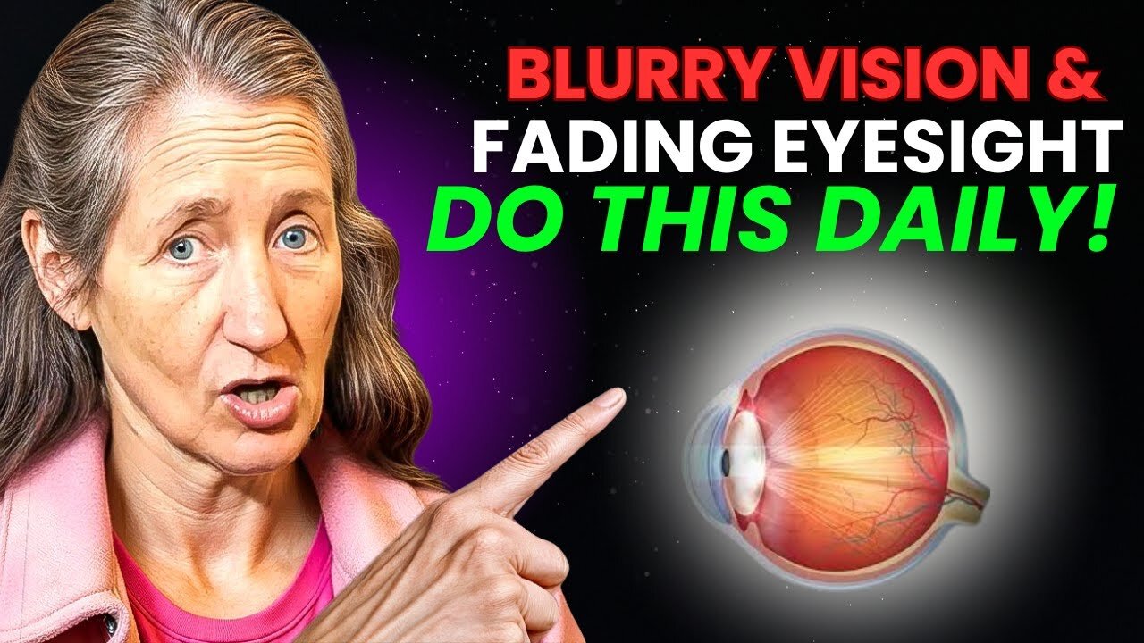 Barbara O'Neill | Reveals 8 Simple Exercises to Protect Your Eyes & Reduce Vision Loss