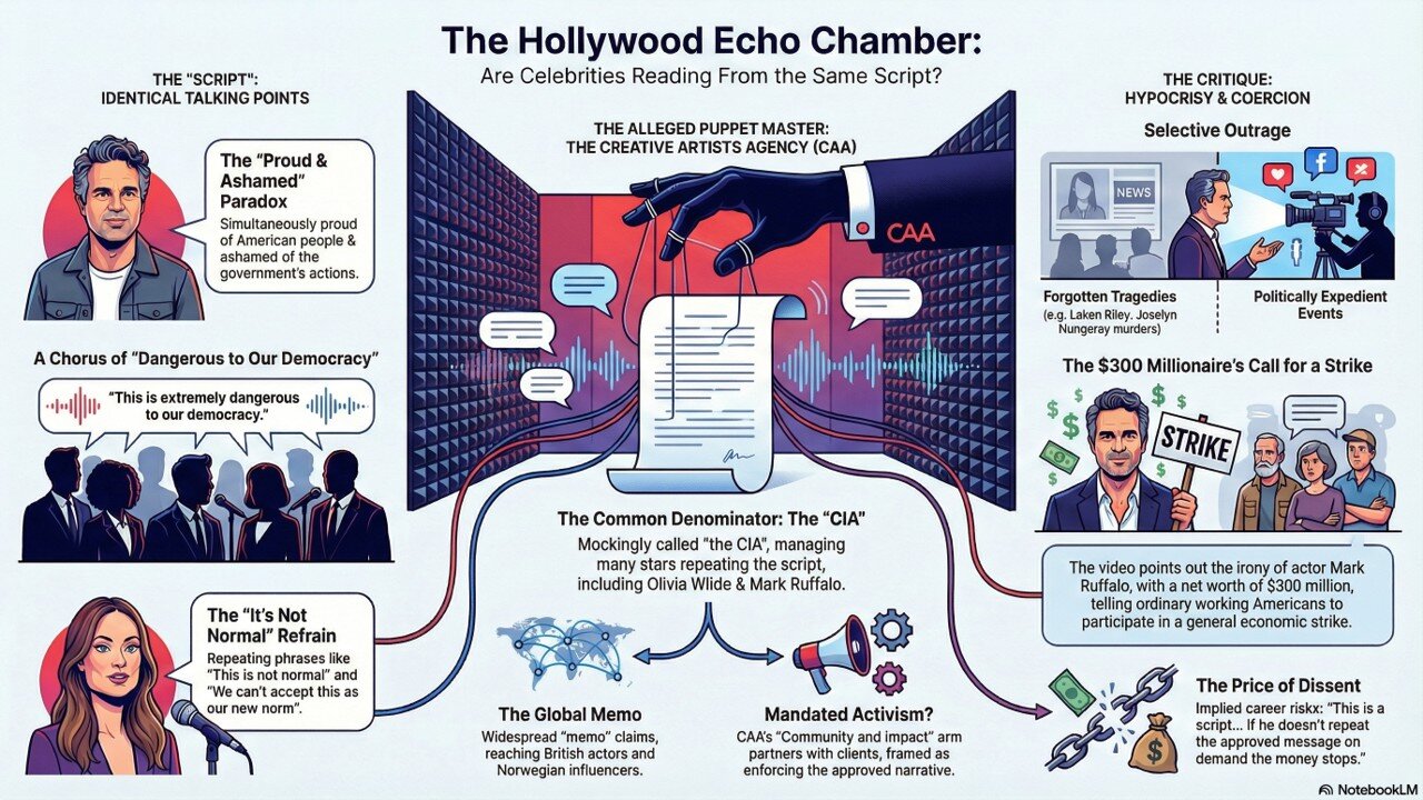 Hollywood Hive Mind's Scripted Activism