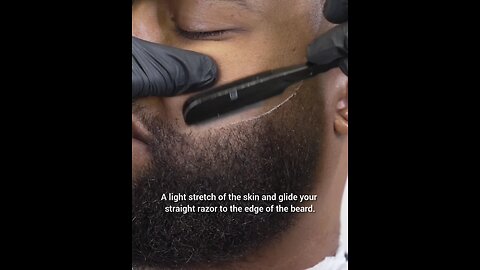 Beard Work [ Straight Razor]