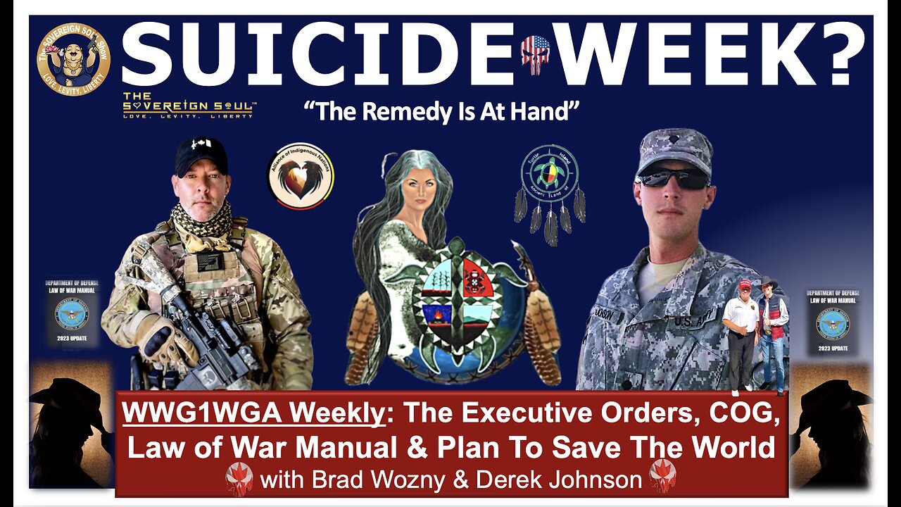 [DS] Suicide Week? CIC Trump’s MAGA Peace Deals, Hillary Treason & Arrests Soon for Vaxx Genocide?