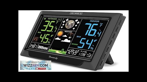 DreamSky Weather Station Indoor Outdoor Thermometer Wireless Atomic Clock with Indoor Review