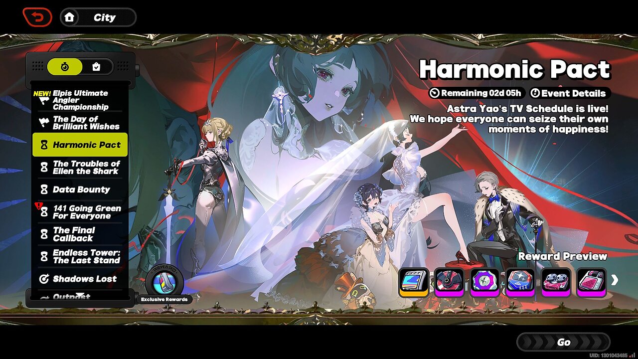 Astra Yao TV Schedule - Harmonic Pact - Zenless Zone Zero (ZZZ) - Version 1.5