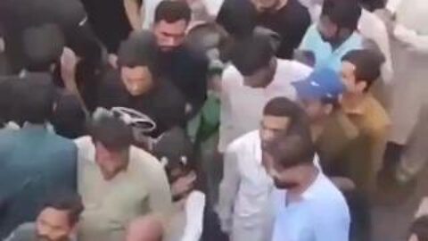 Aerial footage of "Taharrush Gamea" (Rape Game)