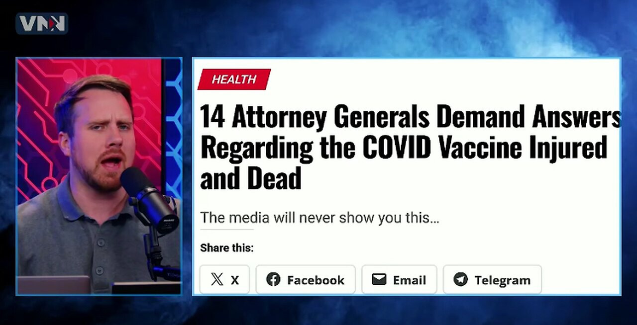 14 US attorney generals are demanding answers about the COVID vaccine injured and dead