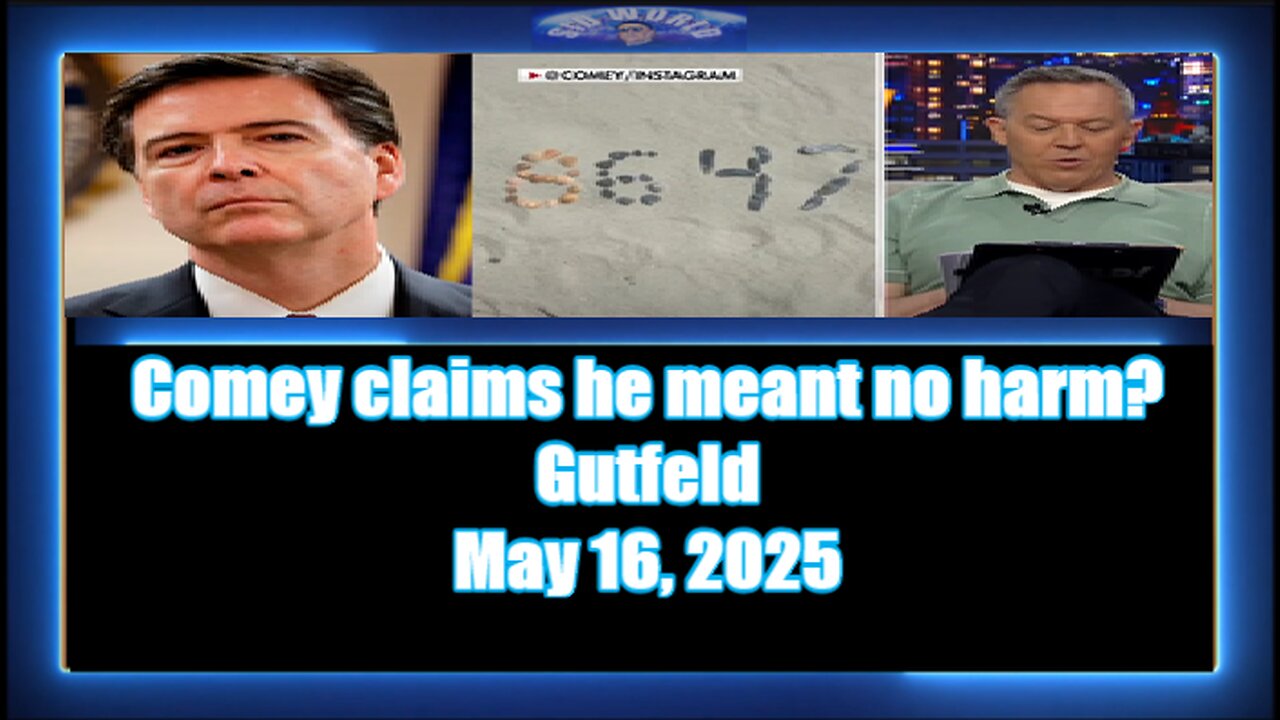 Comey claims he meant no harm