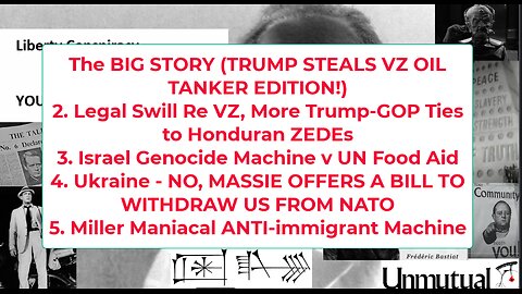 Liberty Conspiracy LIVE 12-10-25 Trump Steals VZ Oil tanker, Massie v NATO, Australia ID