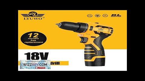 LYUWO 16.8V Brushless Electric Drill 35NM Cordless Drill Mini Electric Screwdriver Lithium Review