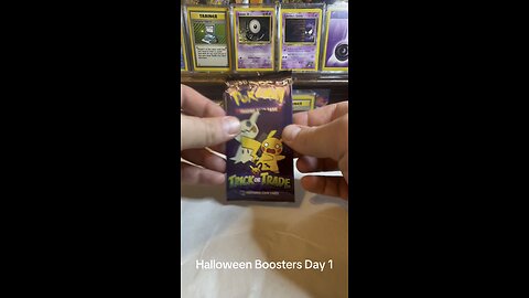 Pokemon Halloween Booster Packs Day 1
