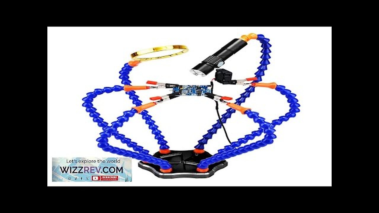 Multi-Functional Soldering Helping Hand with 6 Pc Flexible Arms Aluminum Alloy Soldering Review