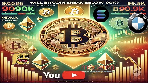 Will Bitcoin Break Below 90K? | Plus Ethereum, Solana & Stocks Analysis