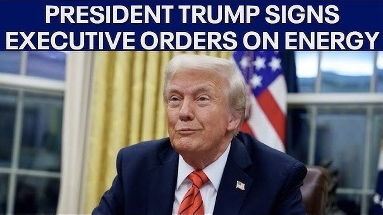 RAW: President Trump Signs Executive Orders on Energy!