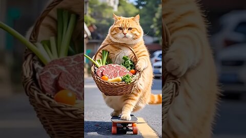Ai cat animation video