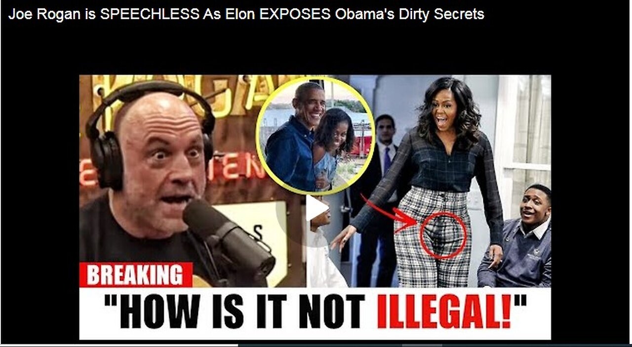 Joe Rogan is SPEECHLESS As Elon EXPOSES Obama’s Dirty Secrets