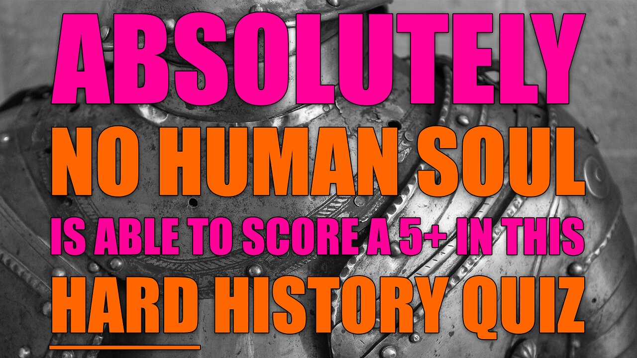 HARD History Quiz
