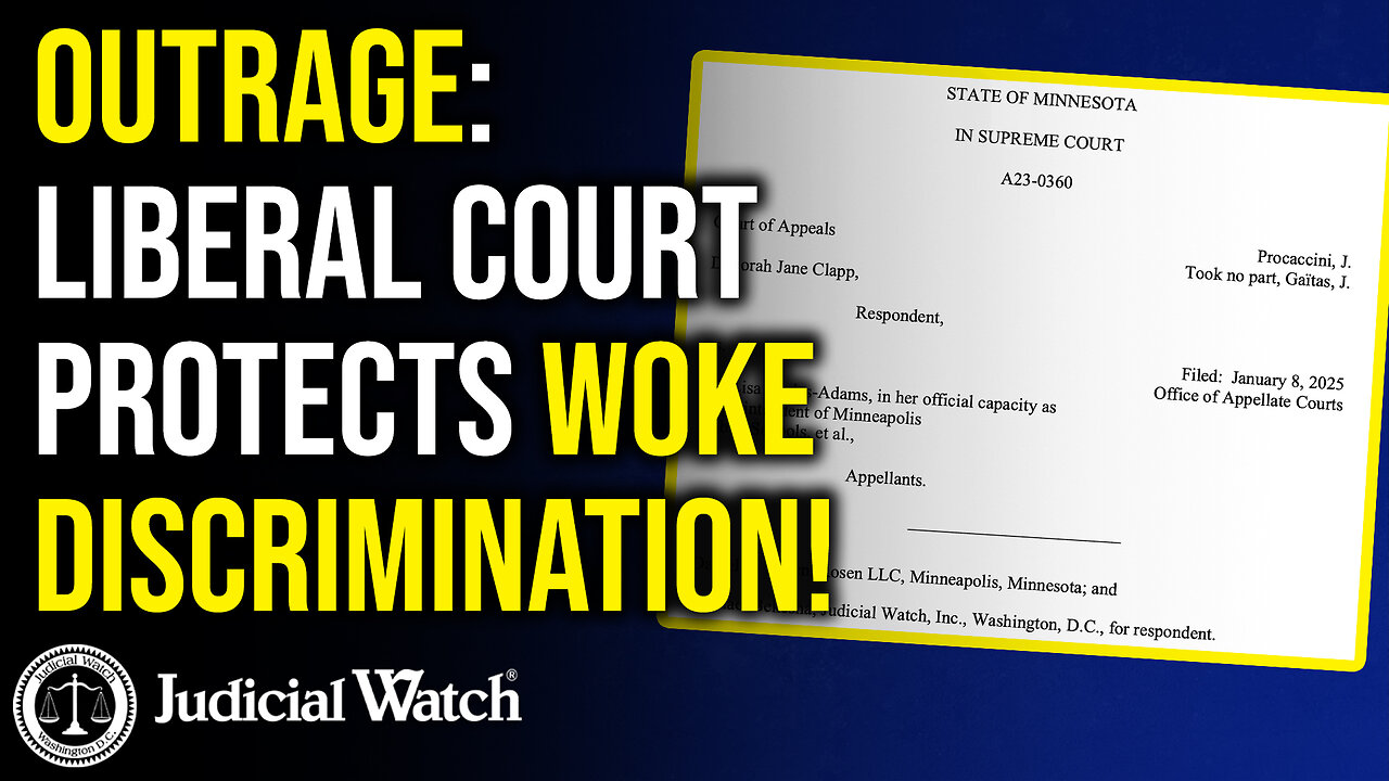 OUTRAGE: Liberal Court PROTECTS Woke Discrimination!