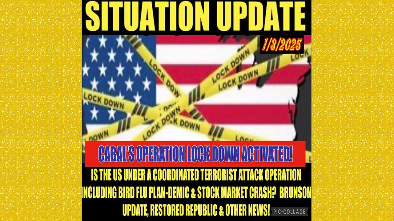 SG Anon. Juan O Savin ~ Situation Update 1/3/25 ~ Restored Republic > Judy Byington- Q+ White Hats