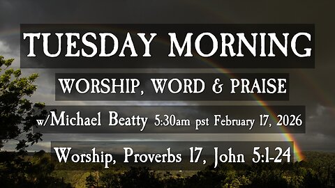 🌤️TUESDAY MORNING✝️