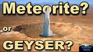 Meteorite crater or geyser?