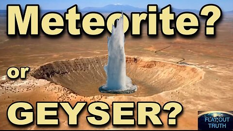 Meteorite crater or geyser?