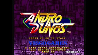 Andro Dunos Arcade Game, Visco 1992, Longplay