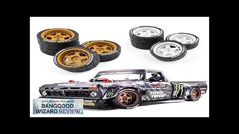 4PCS Drift Rally RC Tires Wheels 12mm Hex for Wltoys 124019 HPI Review