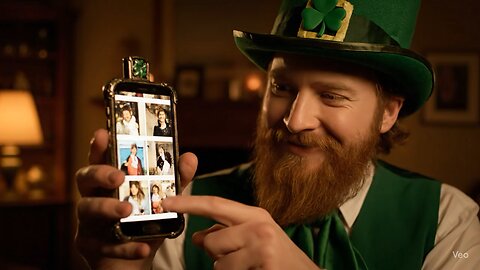 A Haunting Family Photo #Leprechaun #Horror #Creepy #FamilyPhoto #Supernatural #Surreal #Scary