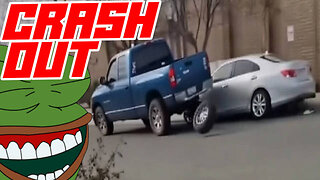 Liberal Crashes His Truck While Flipping off his Trump Supporting Neighbor