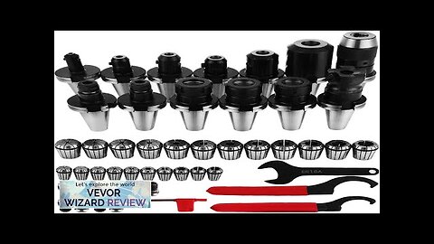 VEVOR Collet Set CAT40 ER32 CAT40 ER16 Spring Steel Collet Chuck Tooling Review