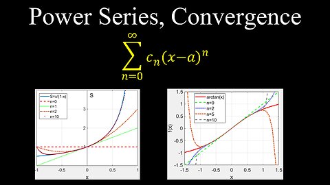 Power Series, Convergence - Calculus