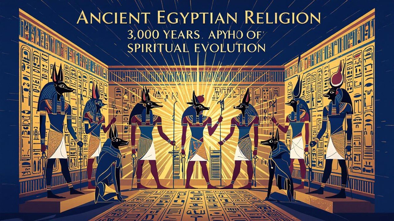 Ancient Egyptian Deities Divine Panorama