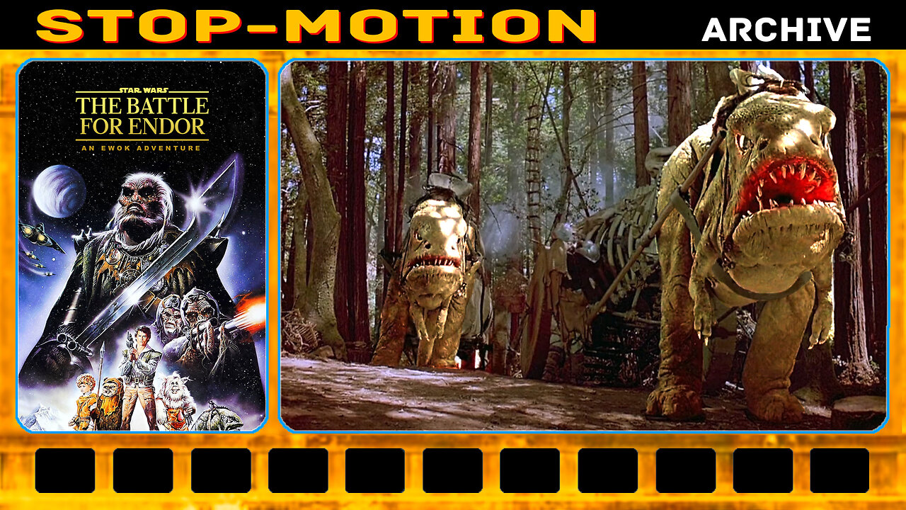 Ewoks The Battle For Endor (1985) Stop-Motion shots