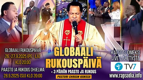 Globaali rukouspäivä 26.9.2025