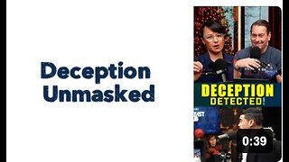 Deception Unmasked‼️🔥🔥